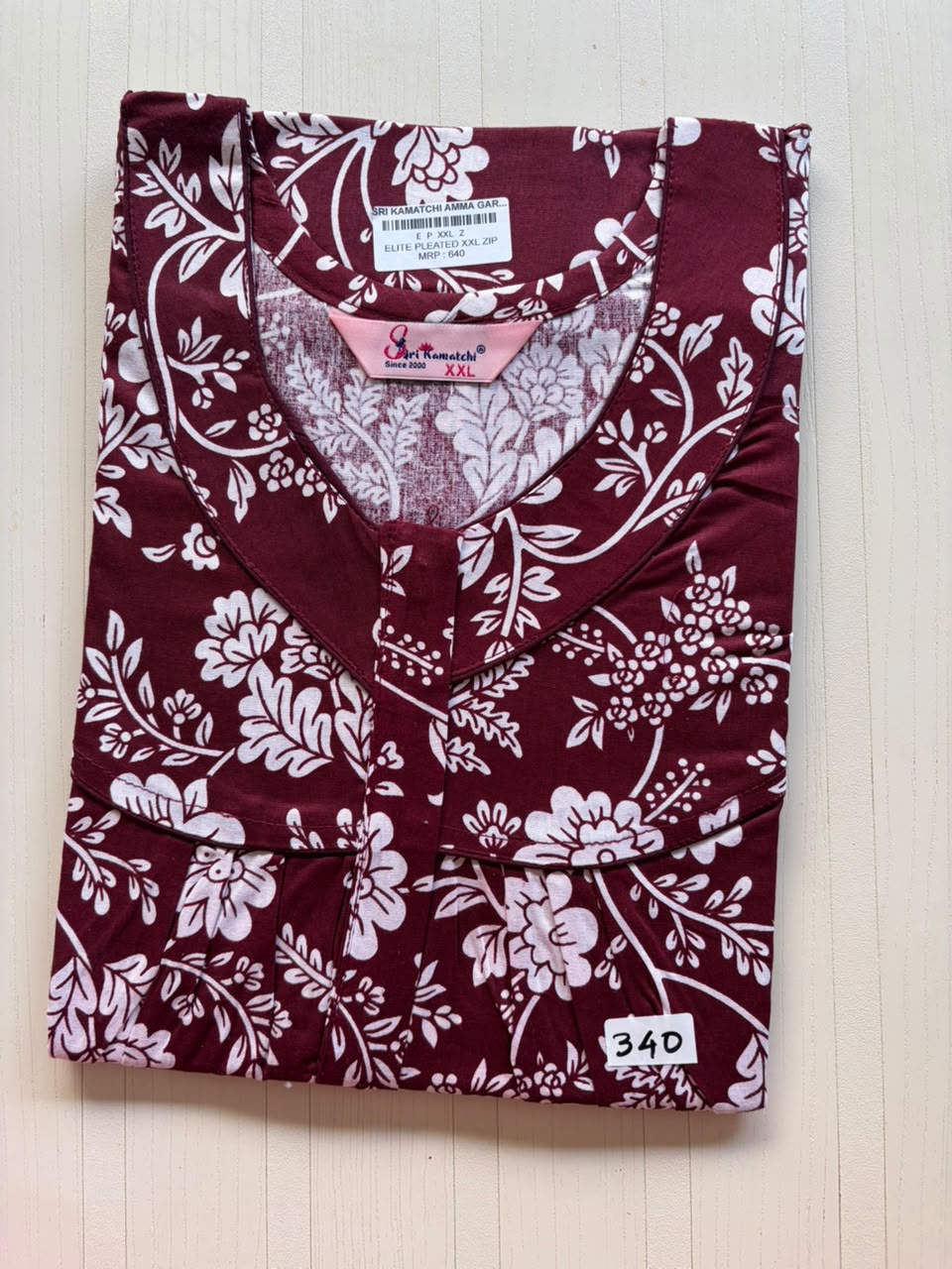 AASKZ 011 Peacock Zip Nighty BP DPS