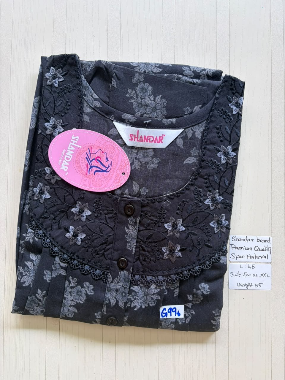 BS290 Shandar Spun nighty