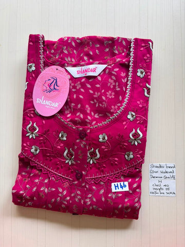 ASS 246 Shandar Spun nighty