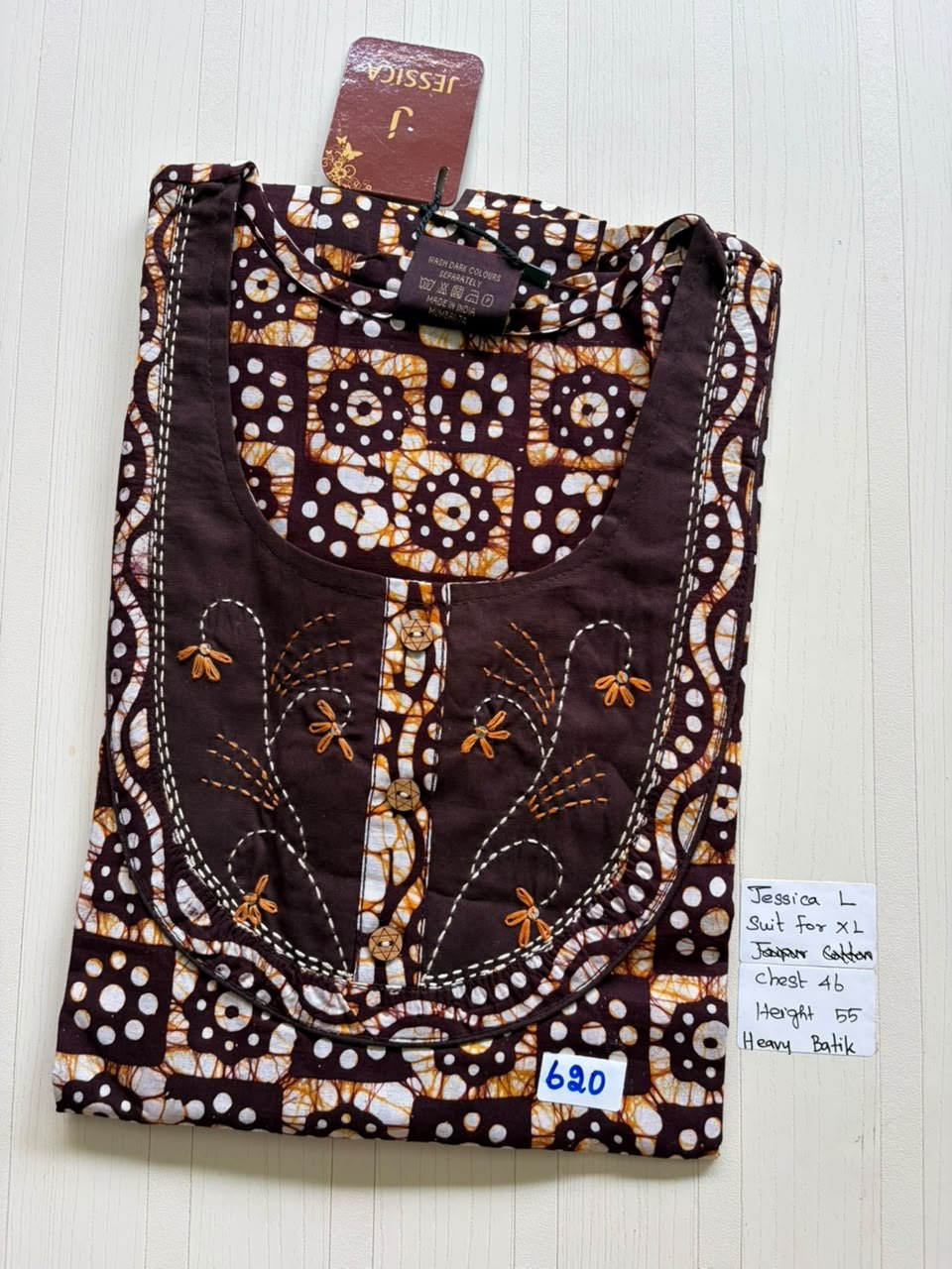 BJS 958 Jessica VV Batik Nighty