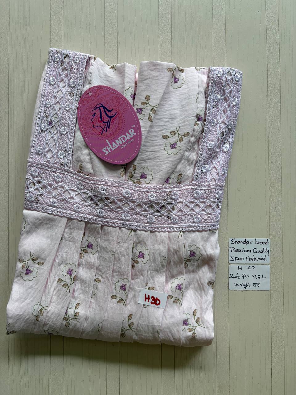 ASS137 Shandar Spun nighty