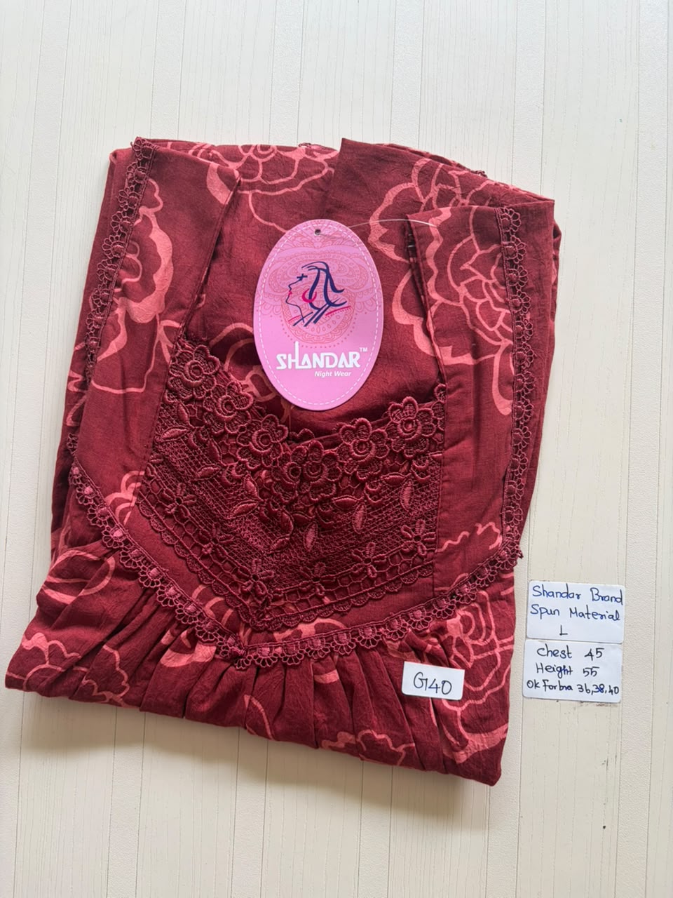 BSS 253 Shandar Spun nighty