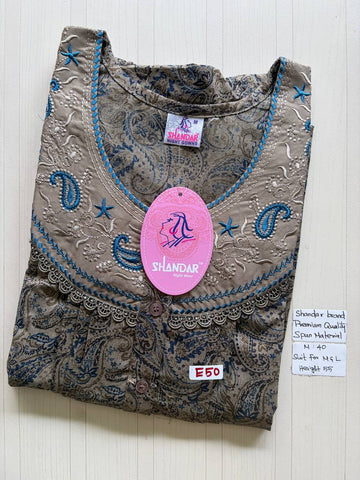ASS198 Shandar Spun nighty