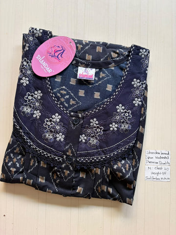ASS 392 Shandar Spun nighty