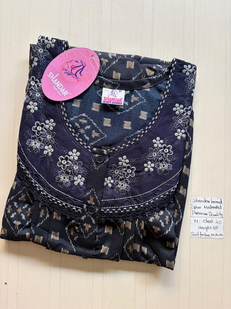 ASS 392 Shandar Spun nighty