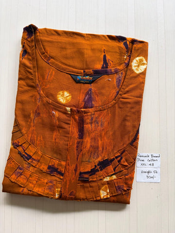 AASZ 357 Peacock Zip Nighty BP DPS