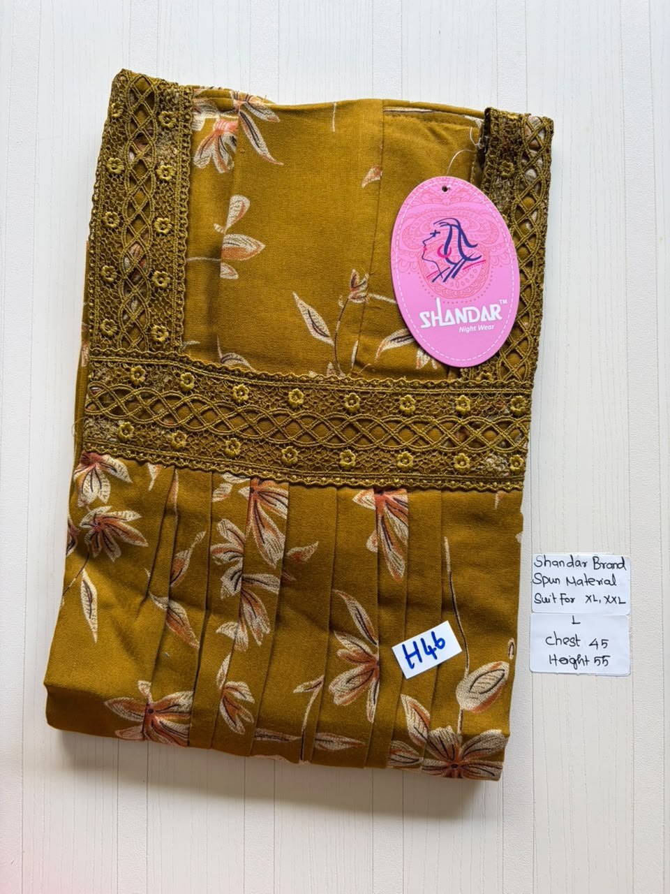 BSS 613 Shandar Spun nighty