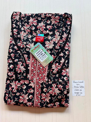 AASHP 134 Height Peacock Pleats Zip Nighty BP HP EPS