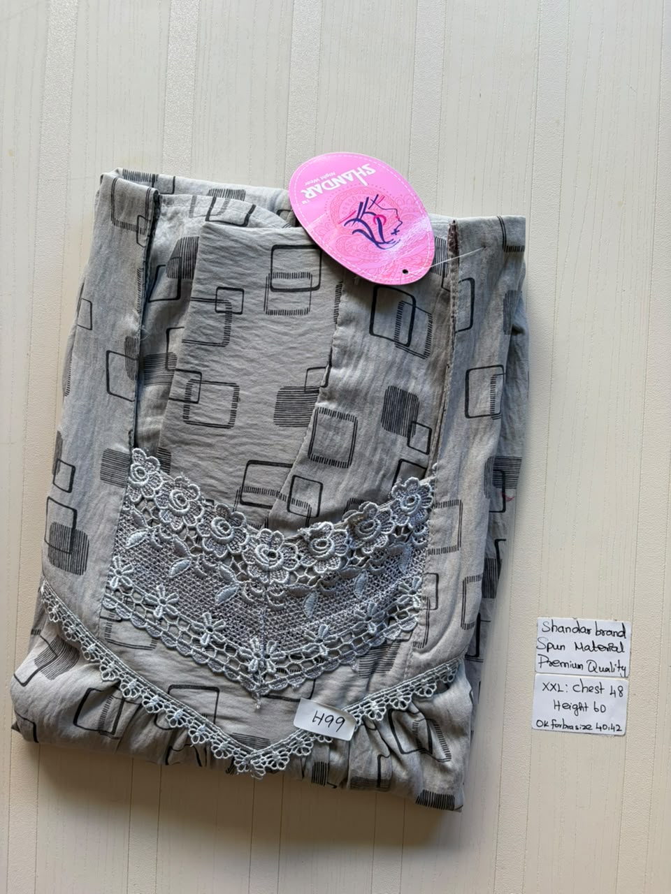 DSS 158 Height Shandar Spun nighty