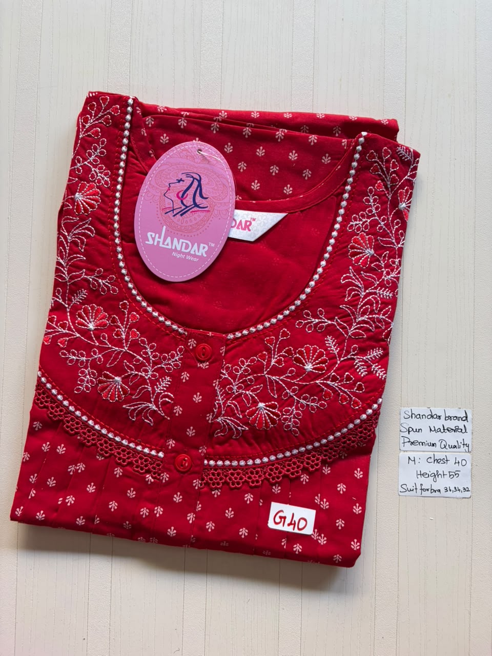 ASS 364 Shandar Spun nighty