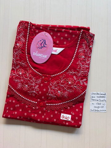 ASS 364 Shandar Spun nighty
