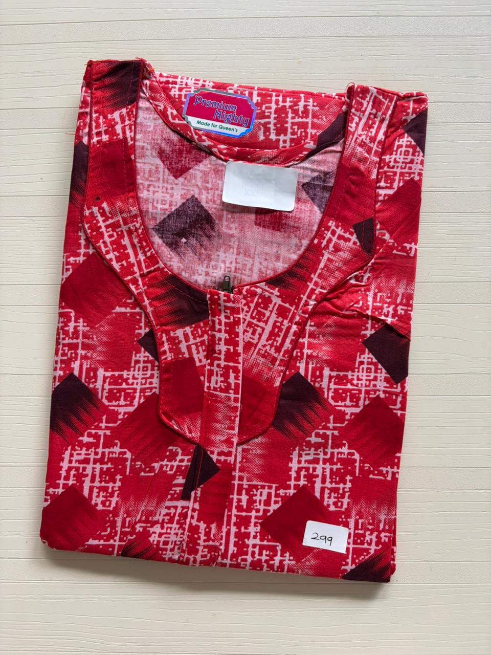 AASZ 160 Height Peacock Zip Nighty BP DPS