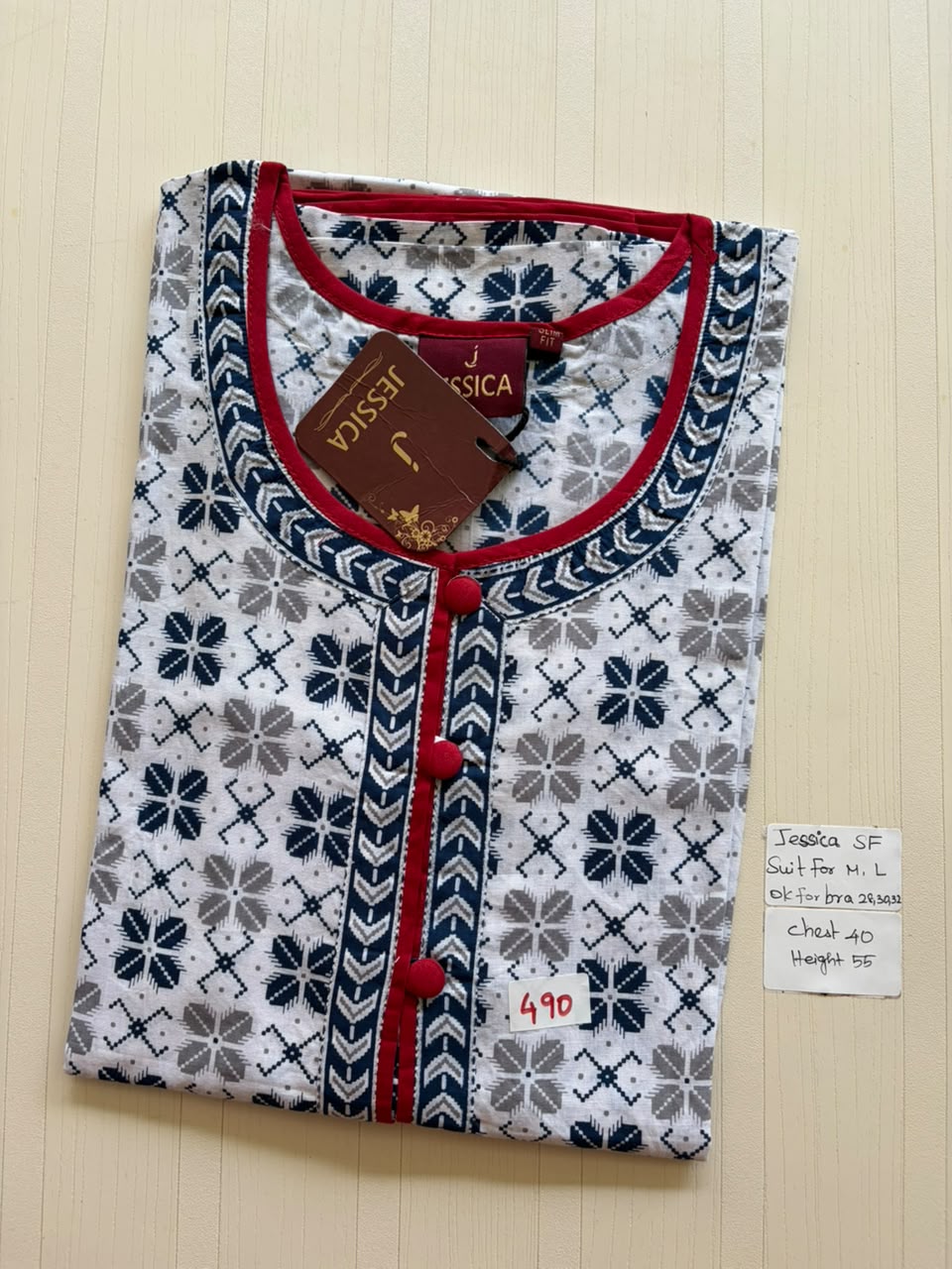 AJS 196 Jessica Slimfit VV AL JC Nighty 550