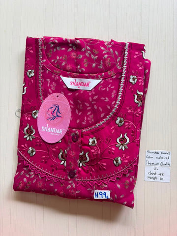 CSS 293 Height Shandar Spun nighty