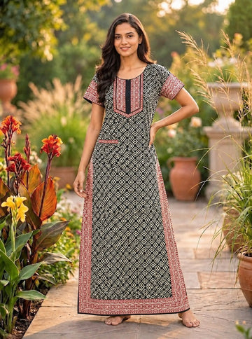 AASZ 197 Height Peacock Zip Nighty BP DPS