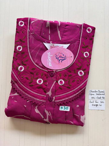 Dss 383 Shandar Spun nighty
