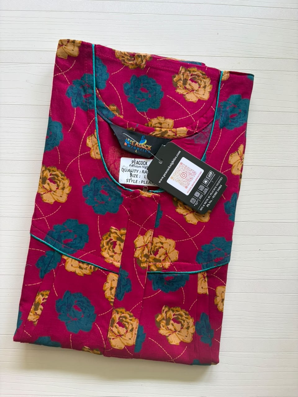 AAS5079 Peacock pleats Zip premium quality BP DD
