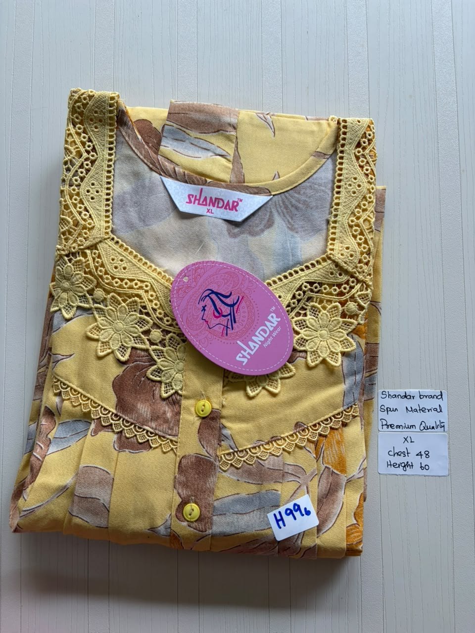 CSS 307 Height Shandar Spun nighty