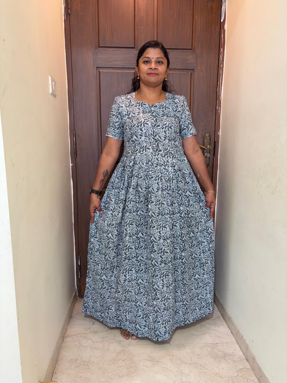 MFS 357 Peacock Height Maxi Frock YY1 YY2