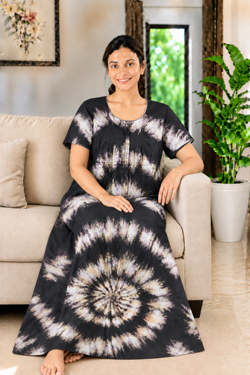 AASBP 347 Peacock Pleats Zip Nighty BP CPS