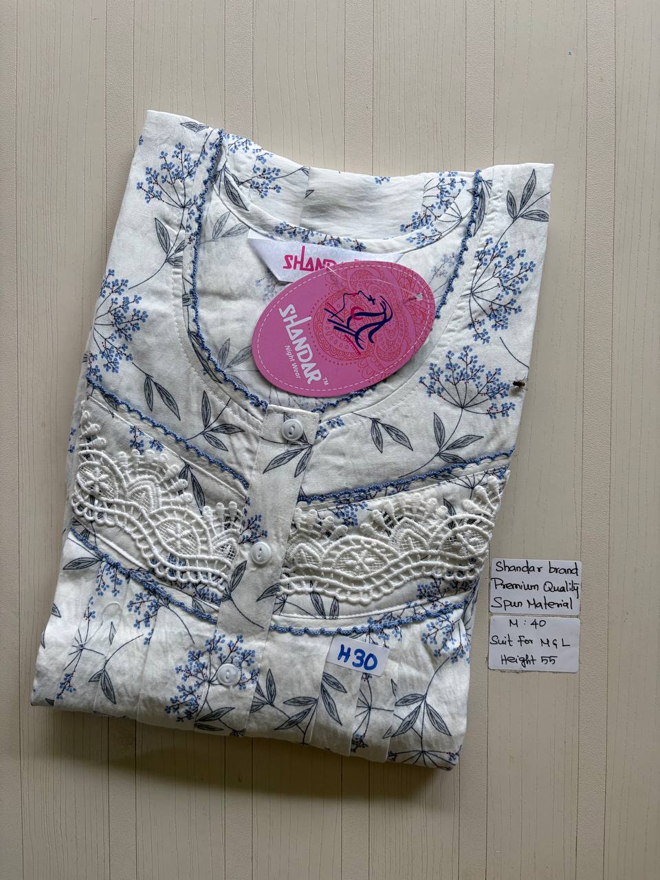 ASS104 Shandar Spun nighty