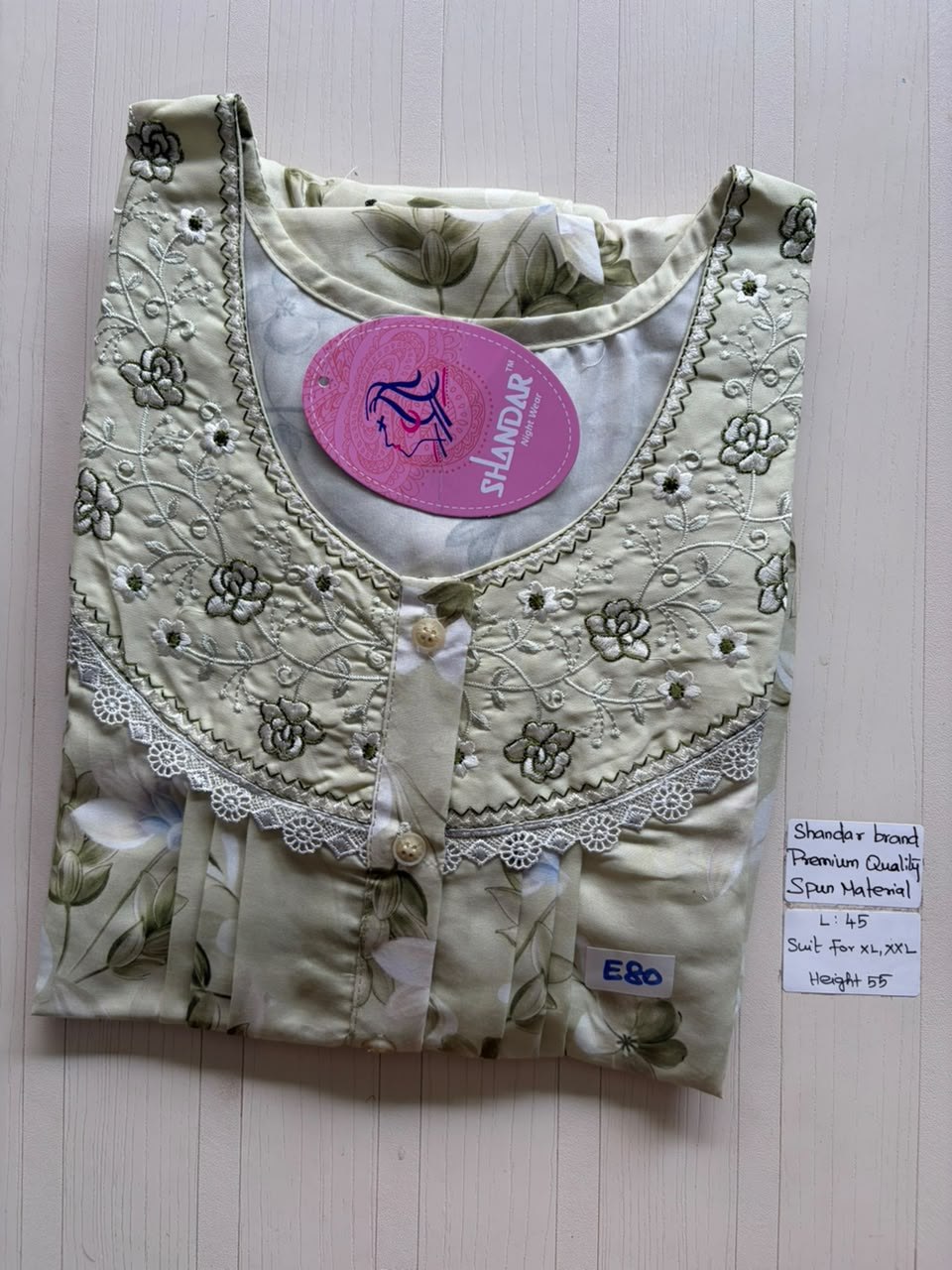 BS427 Shandar Spun nighty