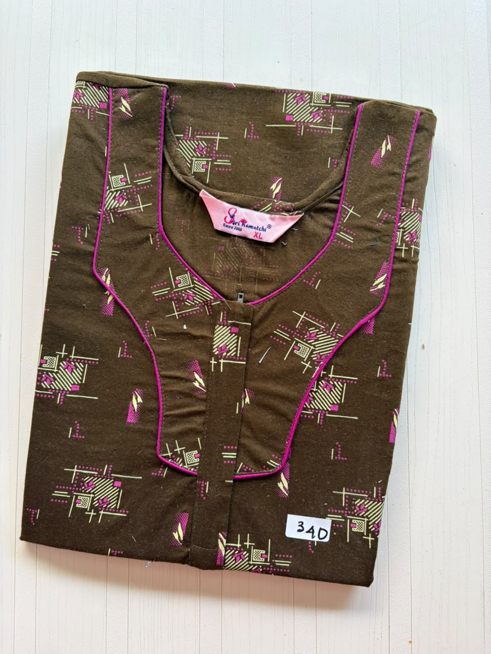 AASKZ 007 Peacock Zip Nighty BP DPS