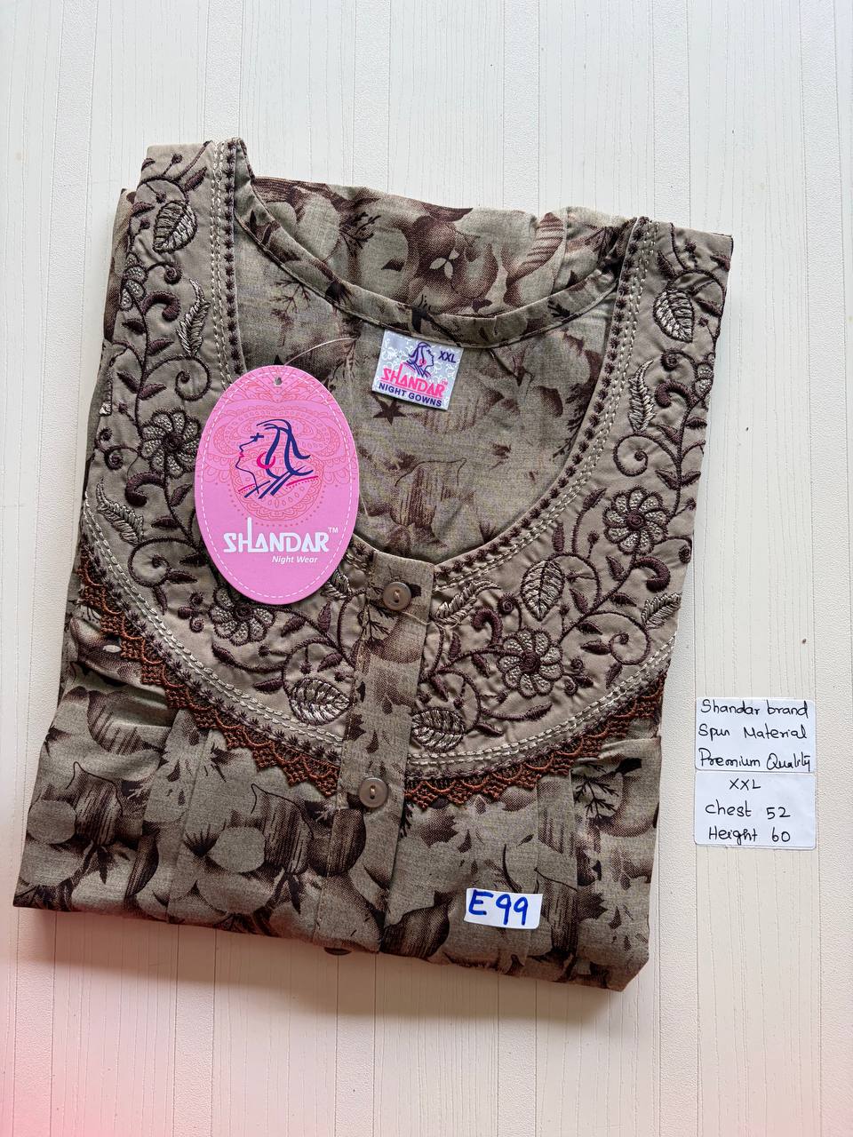 DSS 220 Height Shandar Spun nighty