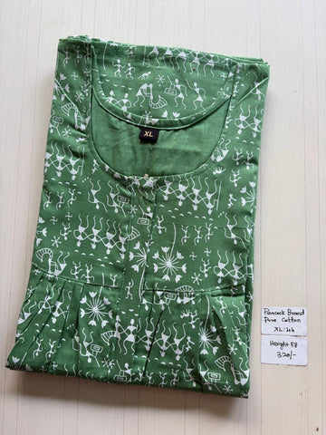 AASHP 250 Height Peacock Pleats Zip Nighty BP HP CPS