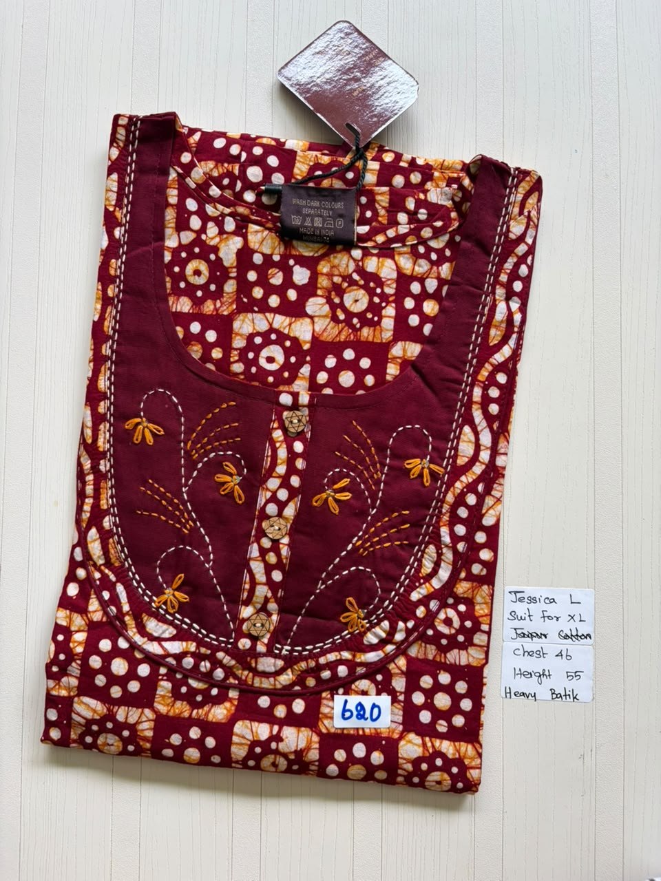 BJS 956 Jessica VV Batik Nighty