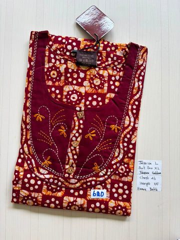 BJS 956 Jessica VV Batik Nighty
