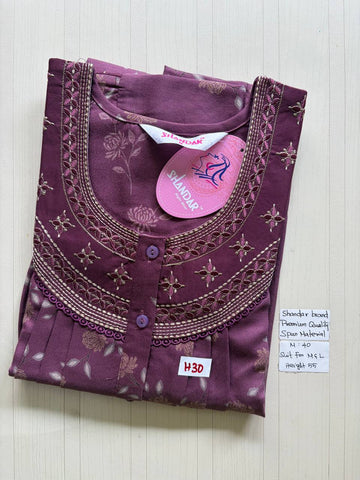 ASS100 Shandar Spun nighty