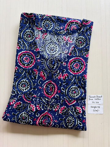 AASZ 298 Height Peacock Zip Nighty BP CPS