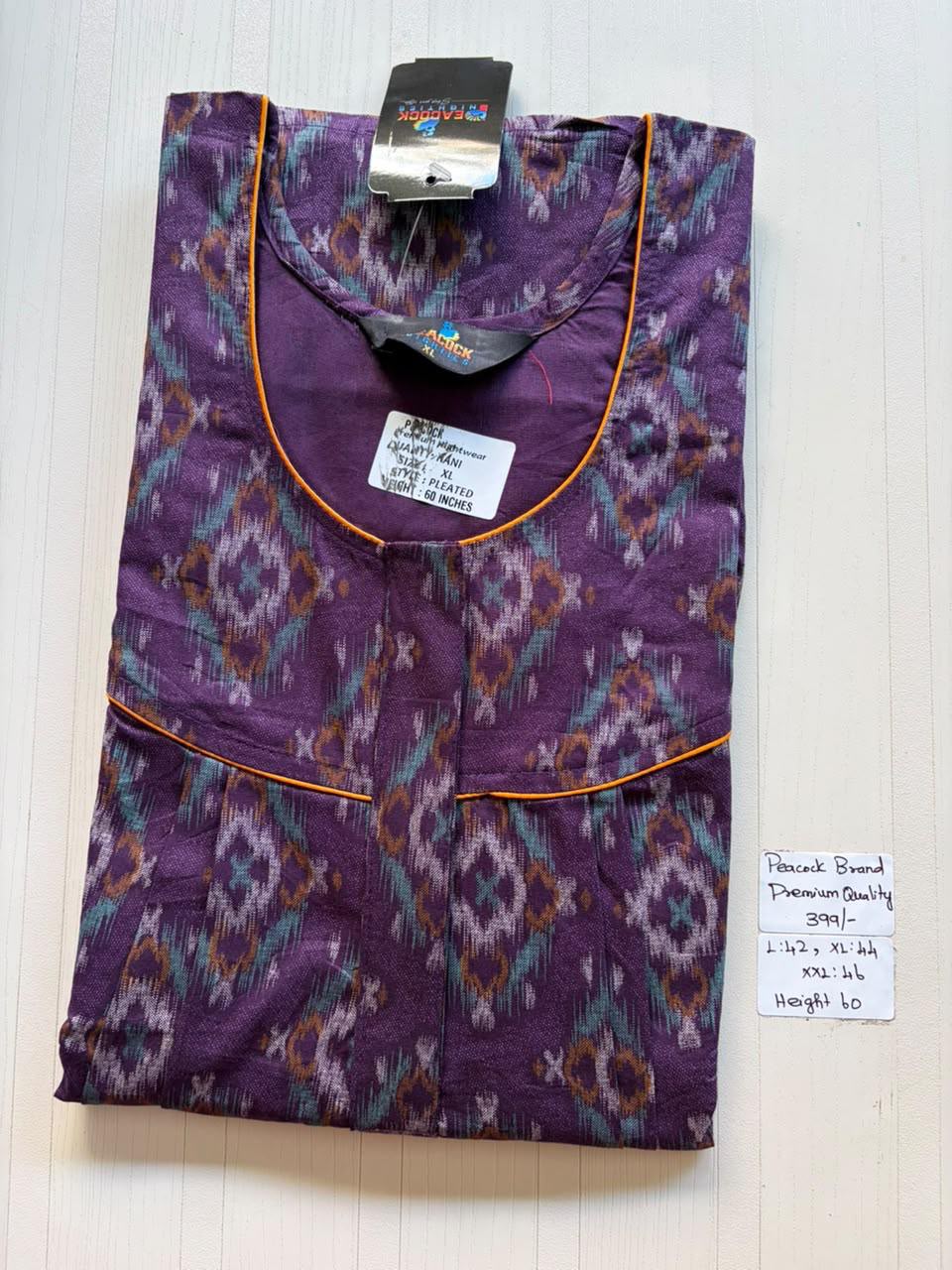 AAS5217 Peacock pleats Zip premium quality BP HP DD BPS Height 60