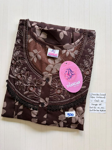 BSS 160 Shandar Spun nighty