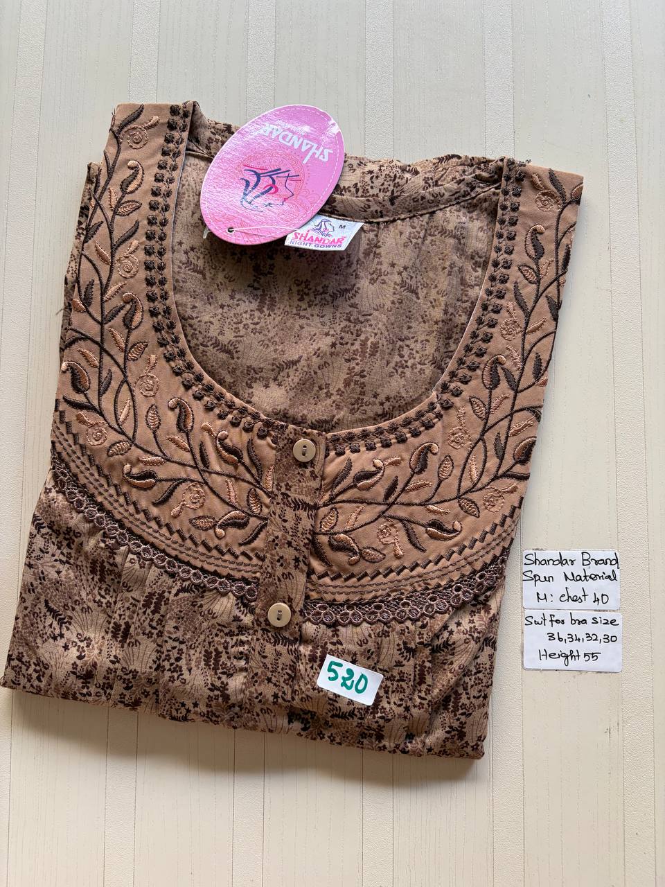 ASS 813 Shandar Spun nighty light