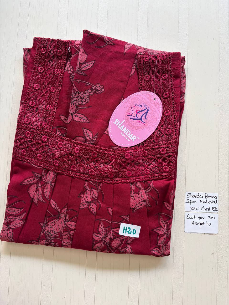 Dss 341 Shandar Spun nighty