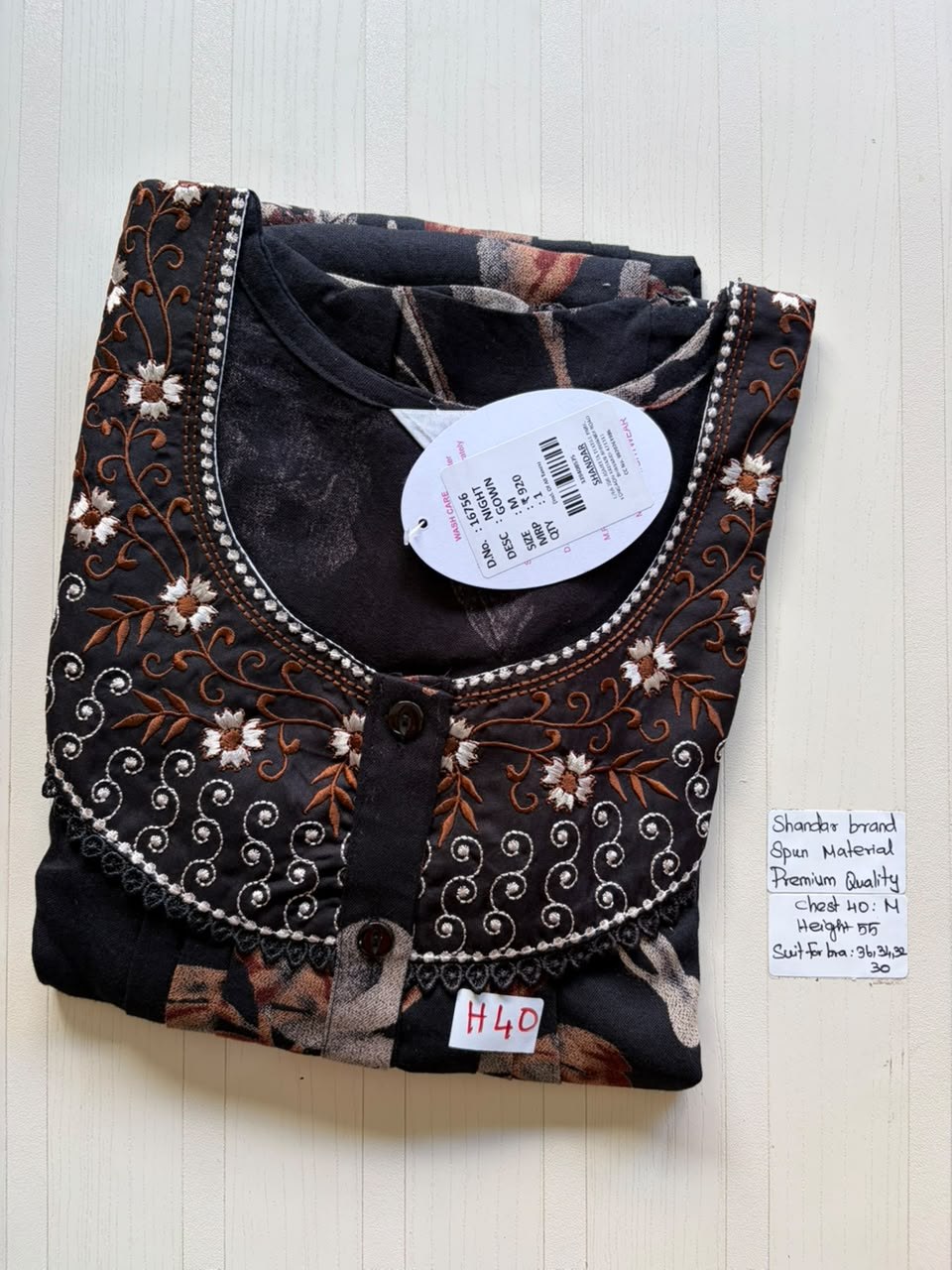 ASS 257 Shandar Spun nighty