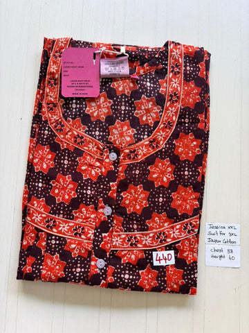 DJS 505 Height Jessica Pleats Nighty JP JC 550