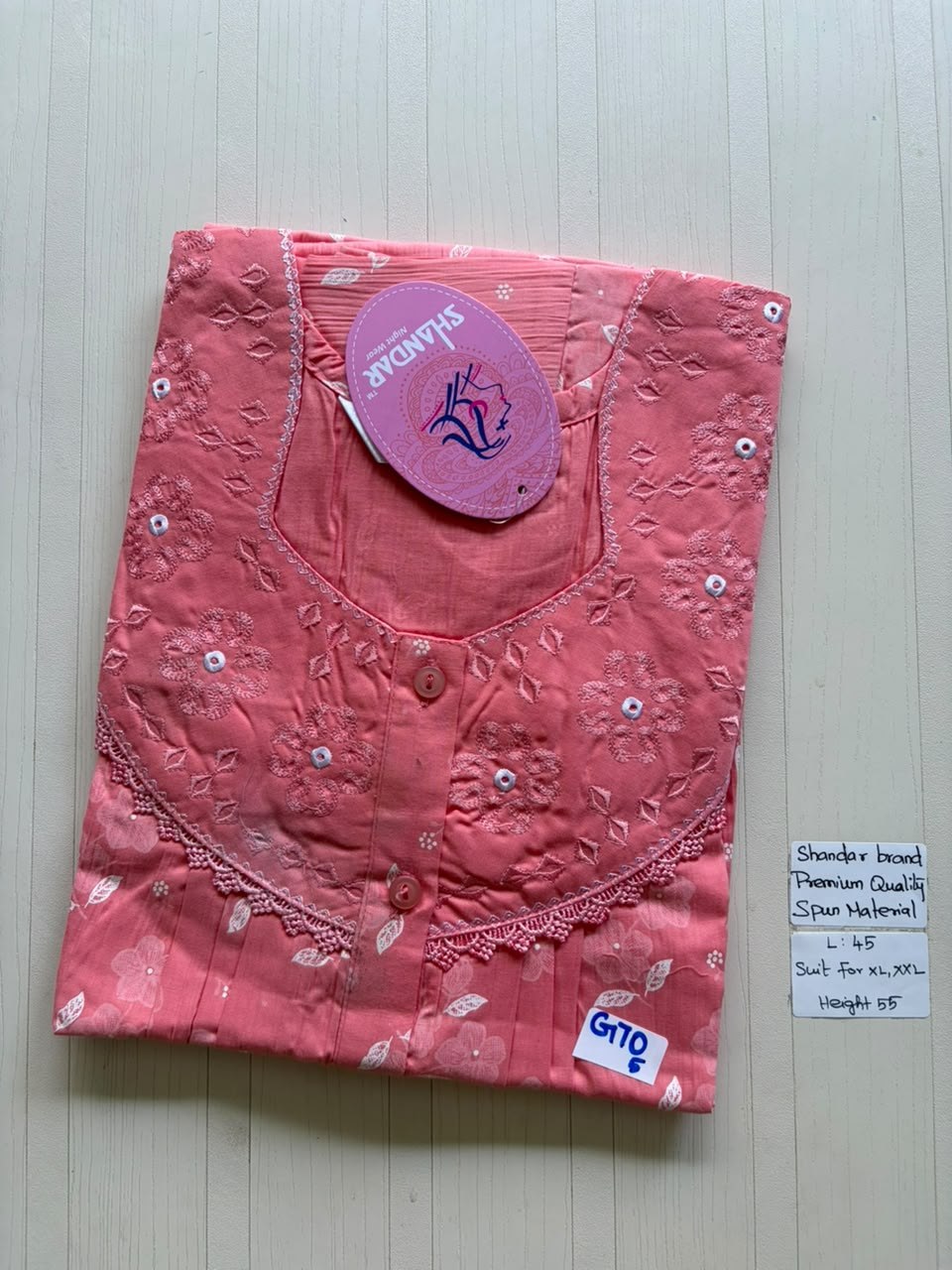 BS250 Shandar Spun nighty