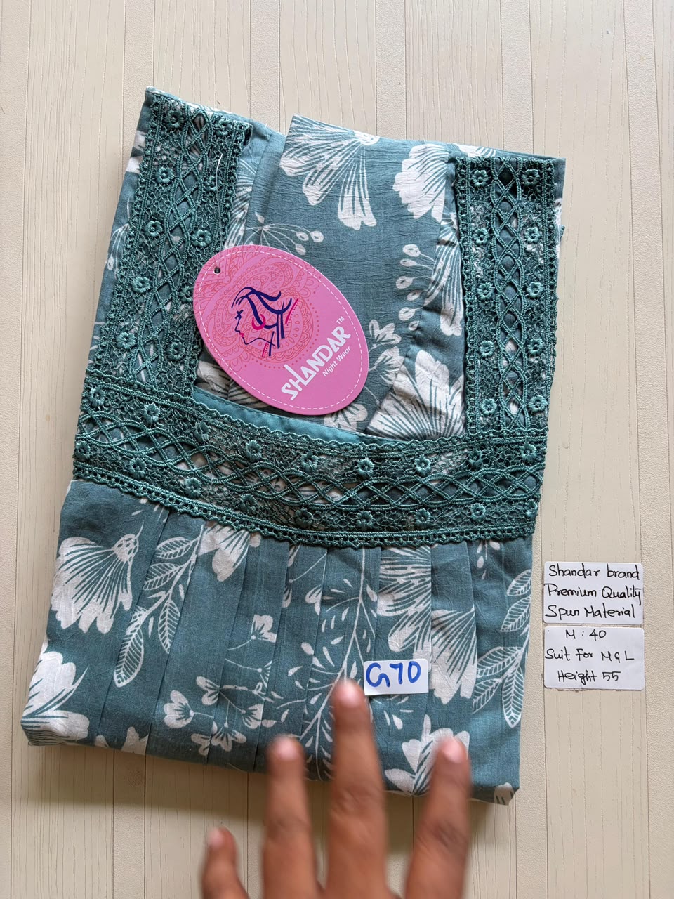 ASS 254 Shandar Spun nighty