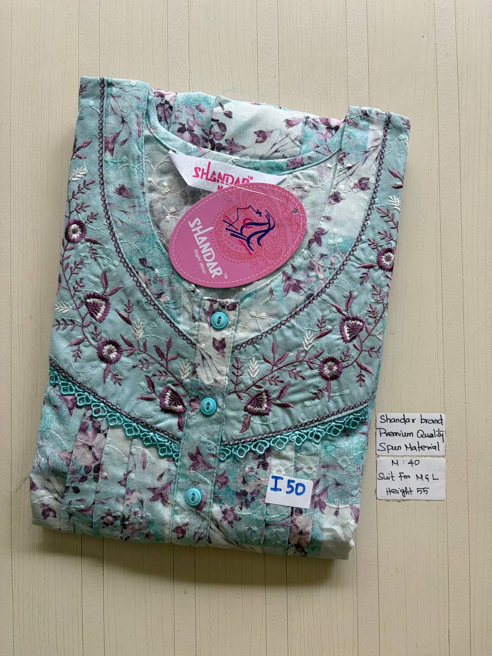 ASS172 Shandar Spun nighty