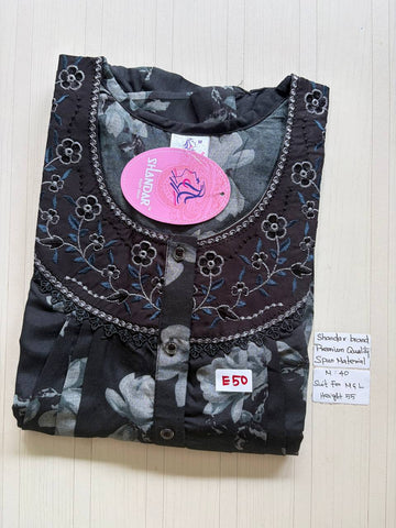 ASS189 Shandar Spun nighty