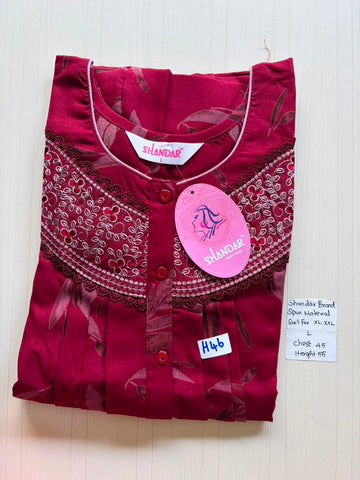 BSS 611 Shandar Spun nighty