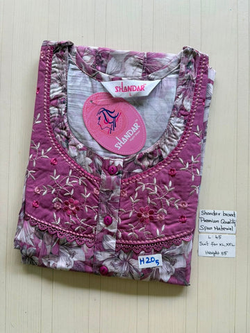 BS464 Shandar Spun nighty