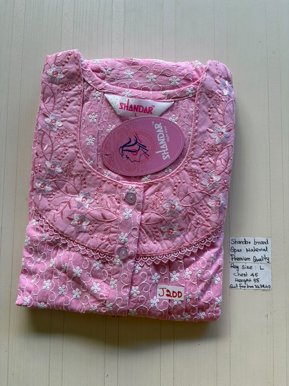BSS 724 Shandar Spun nighty