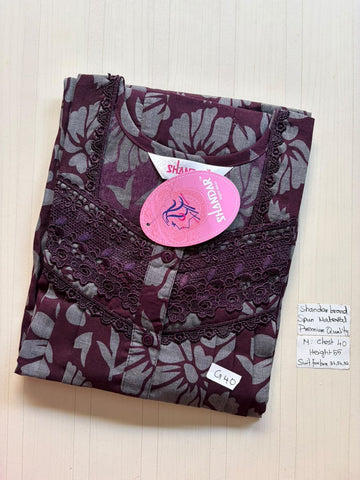 ASS 374 Shandar Spun nighty