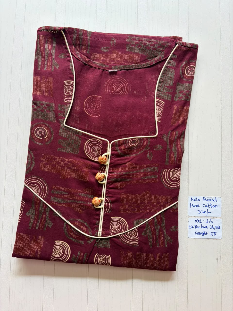 NP 002 Nila Brand No zip Nighty