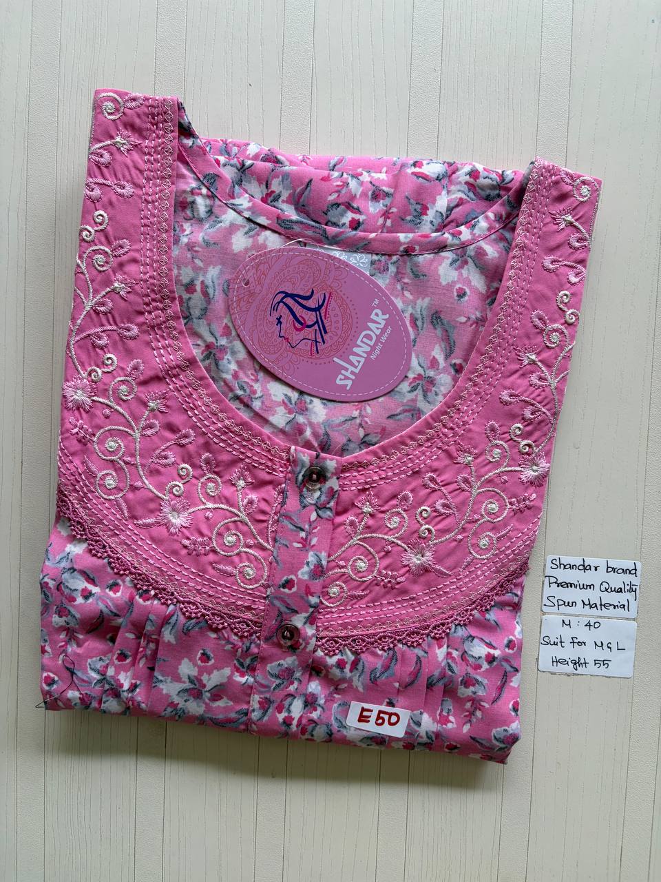 ASS201 Shandar Spun nighty