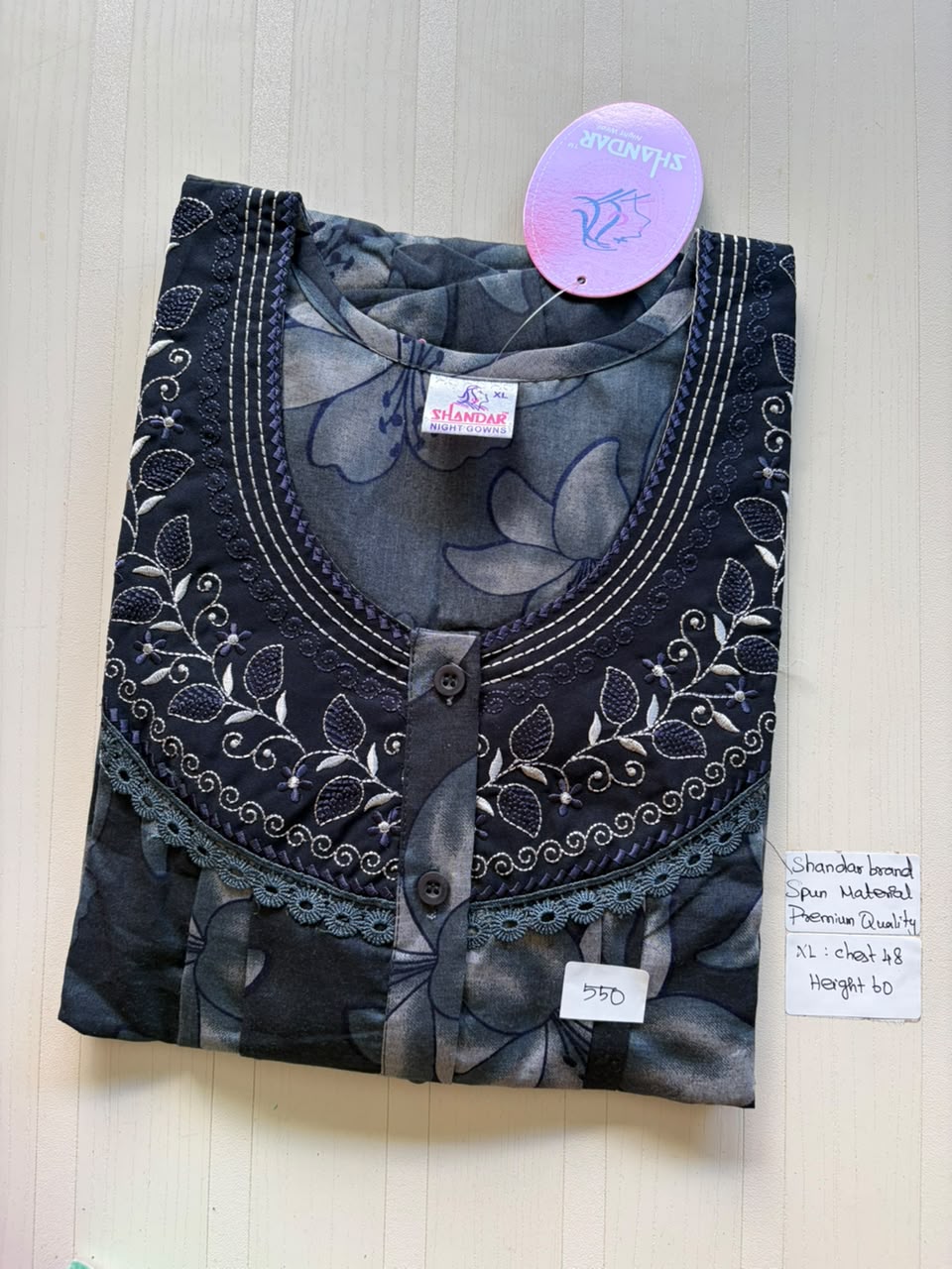 CSS 372 Height Shandar Spun nighty